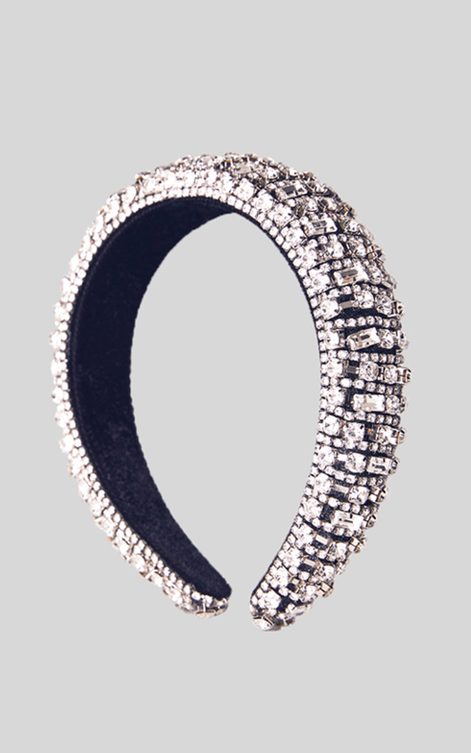 Billini x Natalie Anne - Isabelle Diamante Headband in Silver - NoSize, SLV1, hi-res image number null