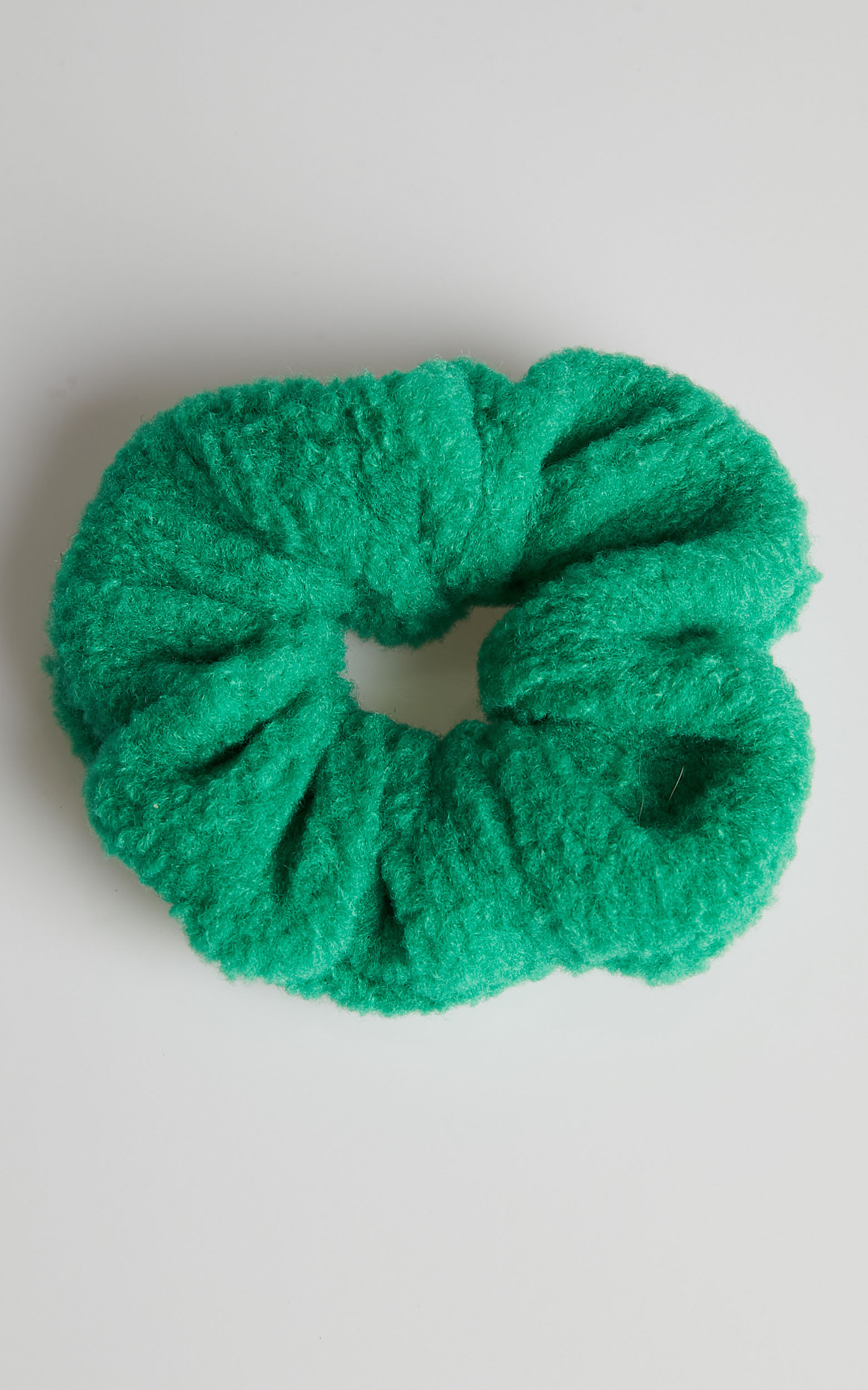 Nitza Towelling Scrunchie in Green - NoSize, GRN1, hi-res image number null