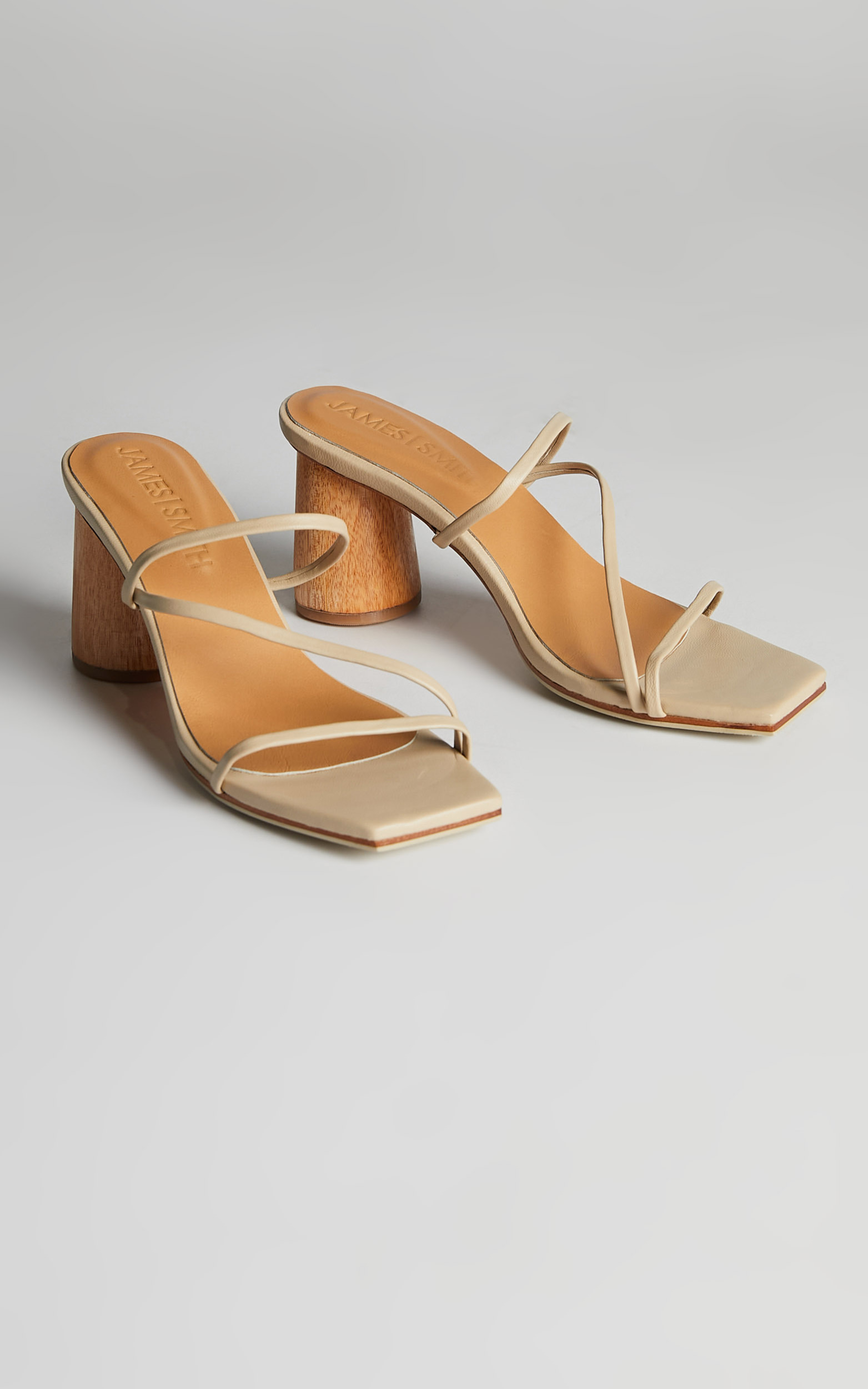 James Smith - Amore Mio Strappy Sandal in Nude - 05, BRN3, hi-res image number null