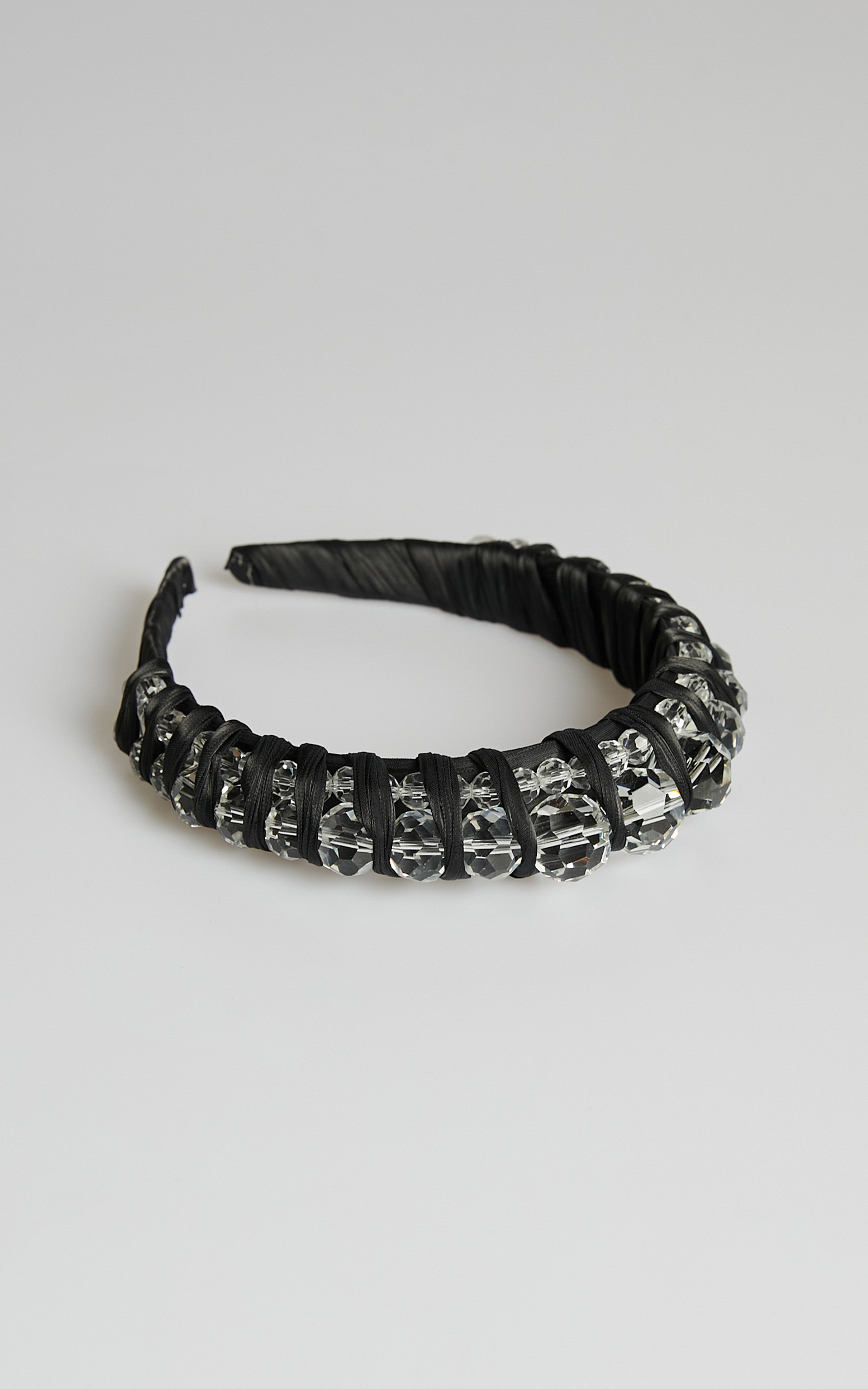 Persia Embellished Headband in Black - NoSize, BLK1, hi-res image number null
