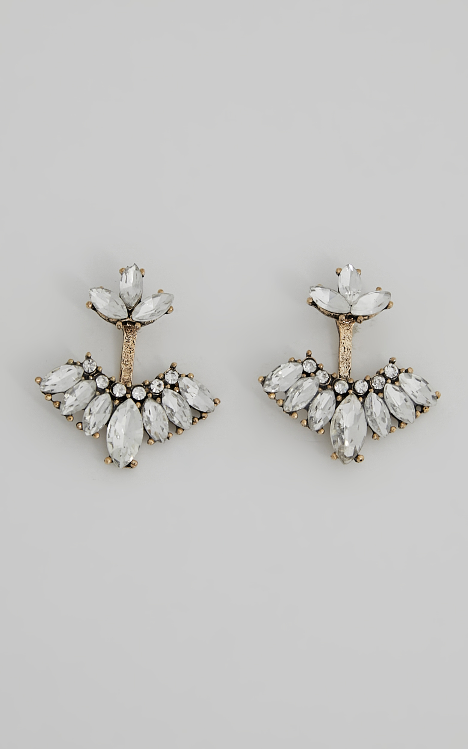 Pamela Marquise Drop Earrings in Silver - NoSize, SLV1, hi-res image number null
