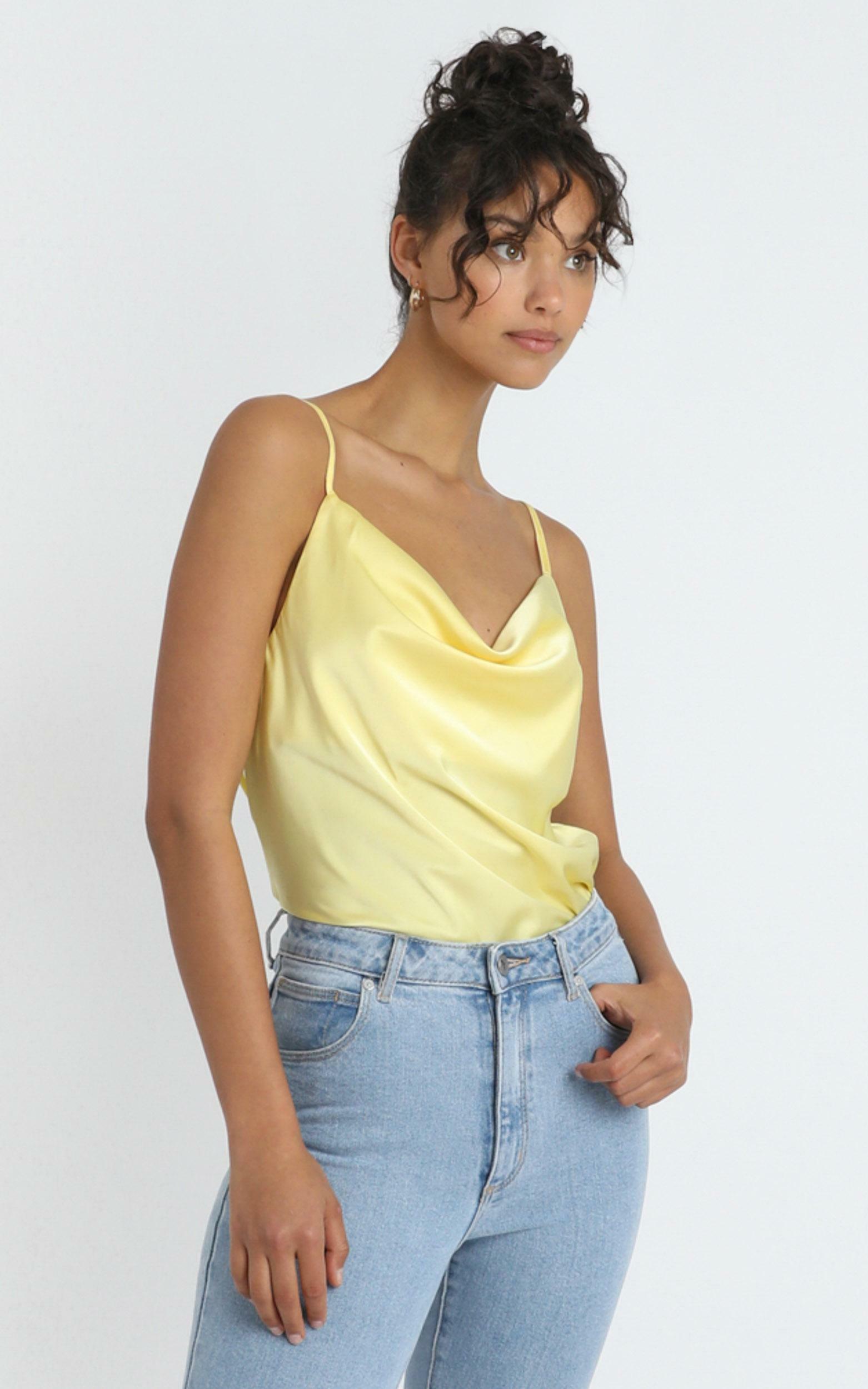 Straight Line Top in Lemon - 04, YEL10, hi-res image number null