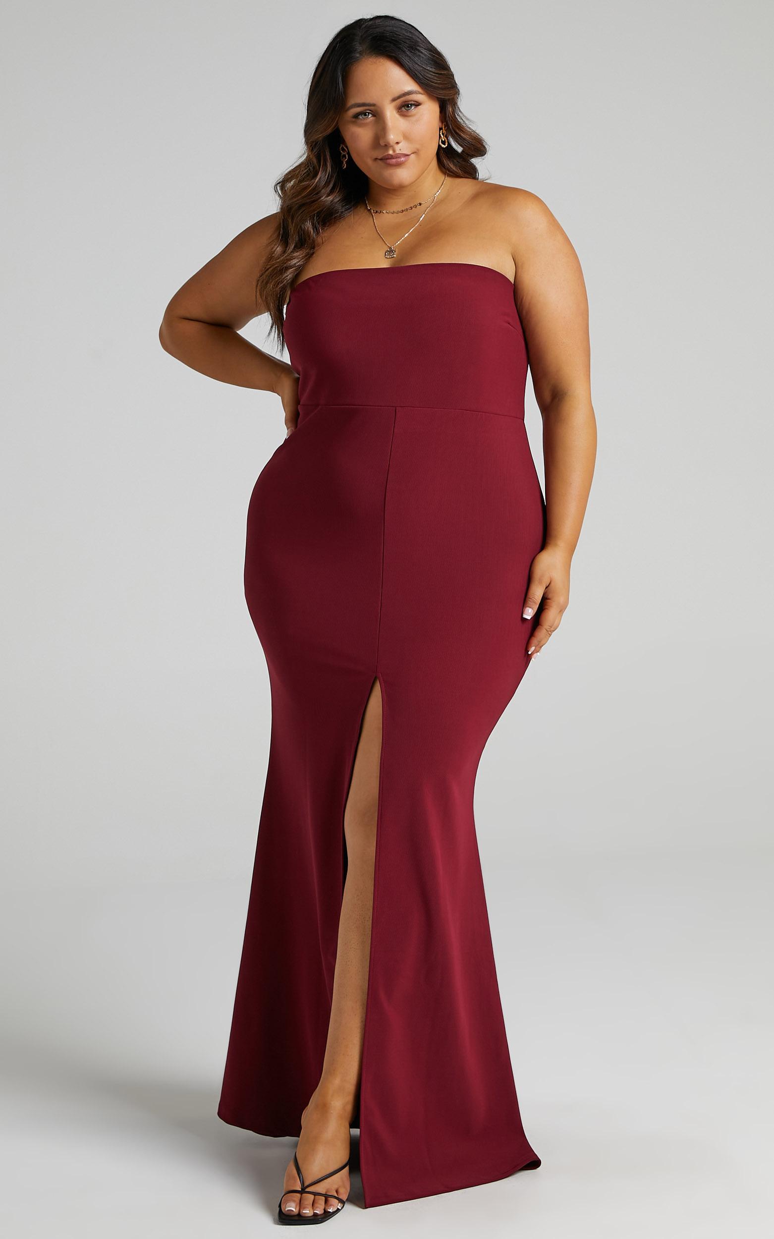 One More Kiss Maxi Dress in Wine - 20, WNE2, hi-res image number null
