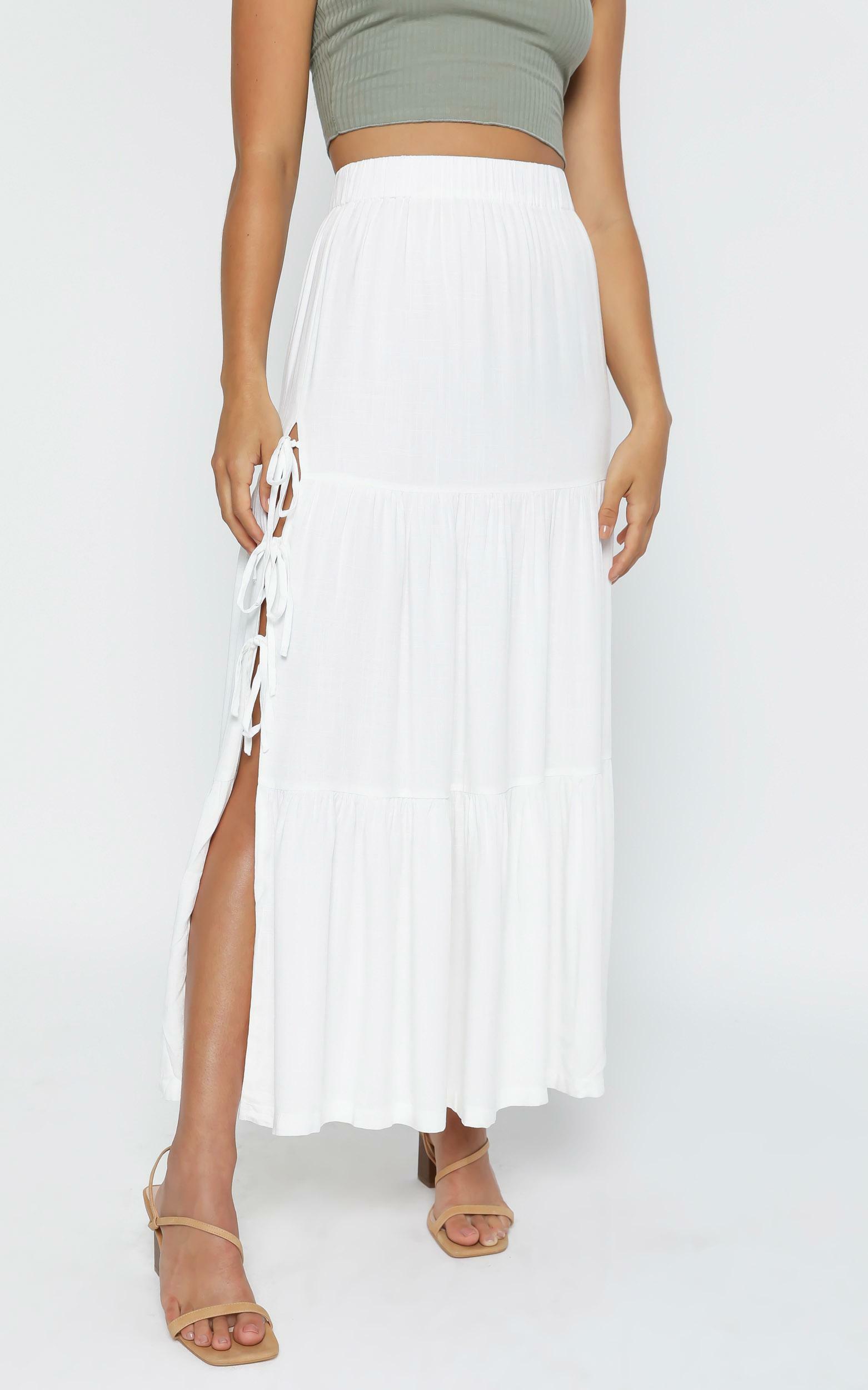Annalisa Skirt in White | Showpo USA