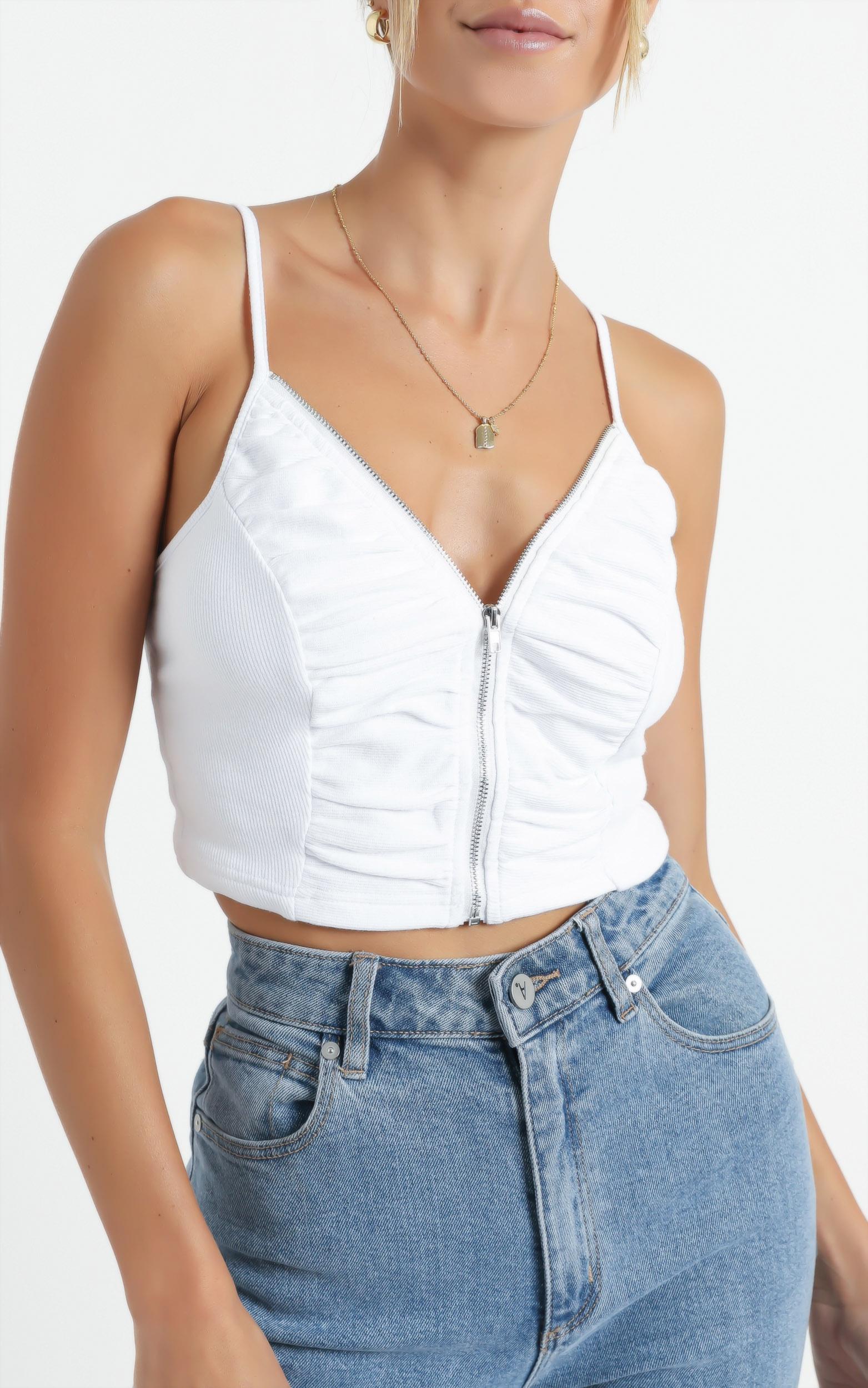 Telsa Top in White - 06, WHT1, hi-res image number null