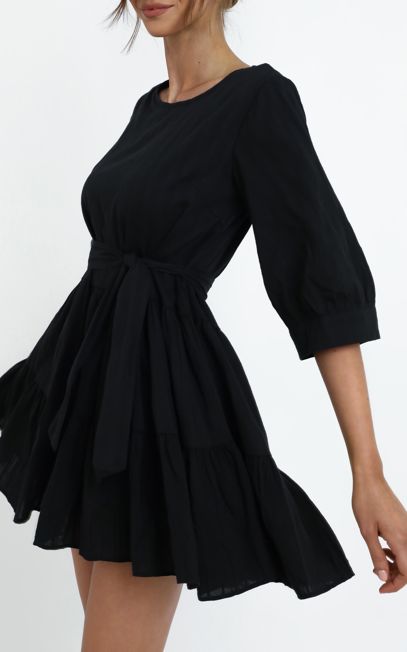 Cade Dress in Black - 14 (XL), Black, hi-res image number null