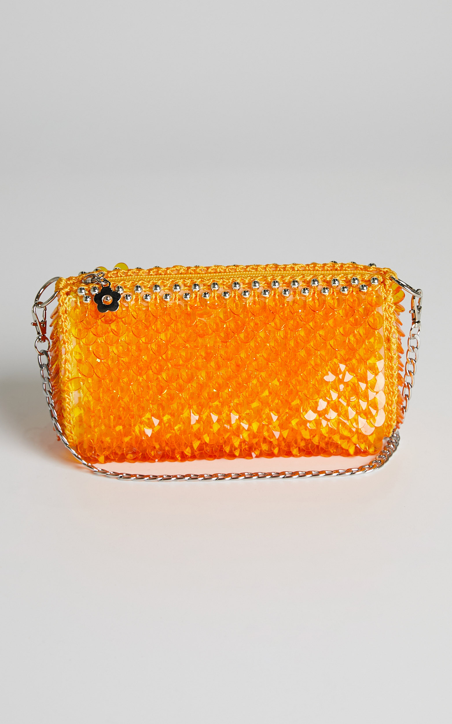 Lainey Beaded Bag in Orange - NoSize, ORG1, hi-res image number null