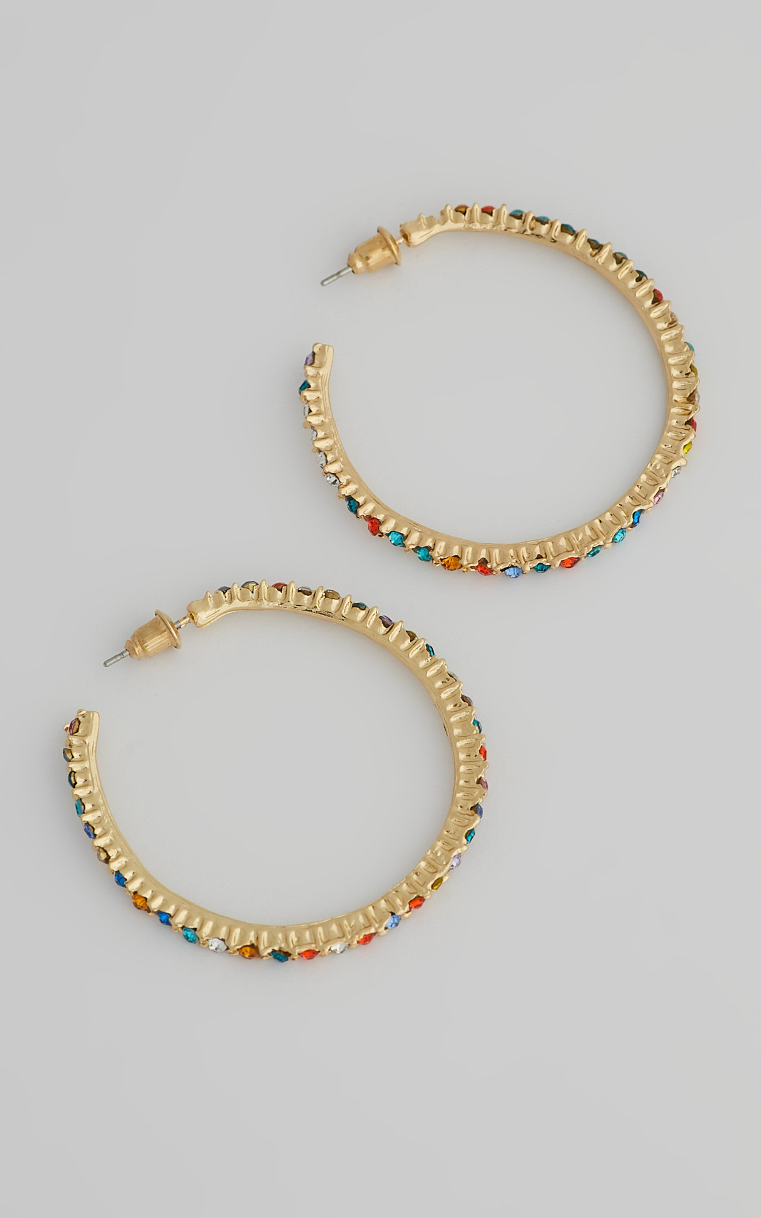 Iris Hoop Earrings in Gold - NoSize, GLD1, hi-res image number null