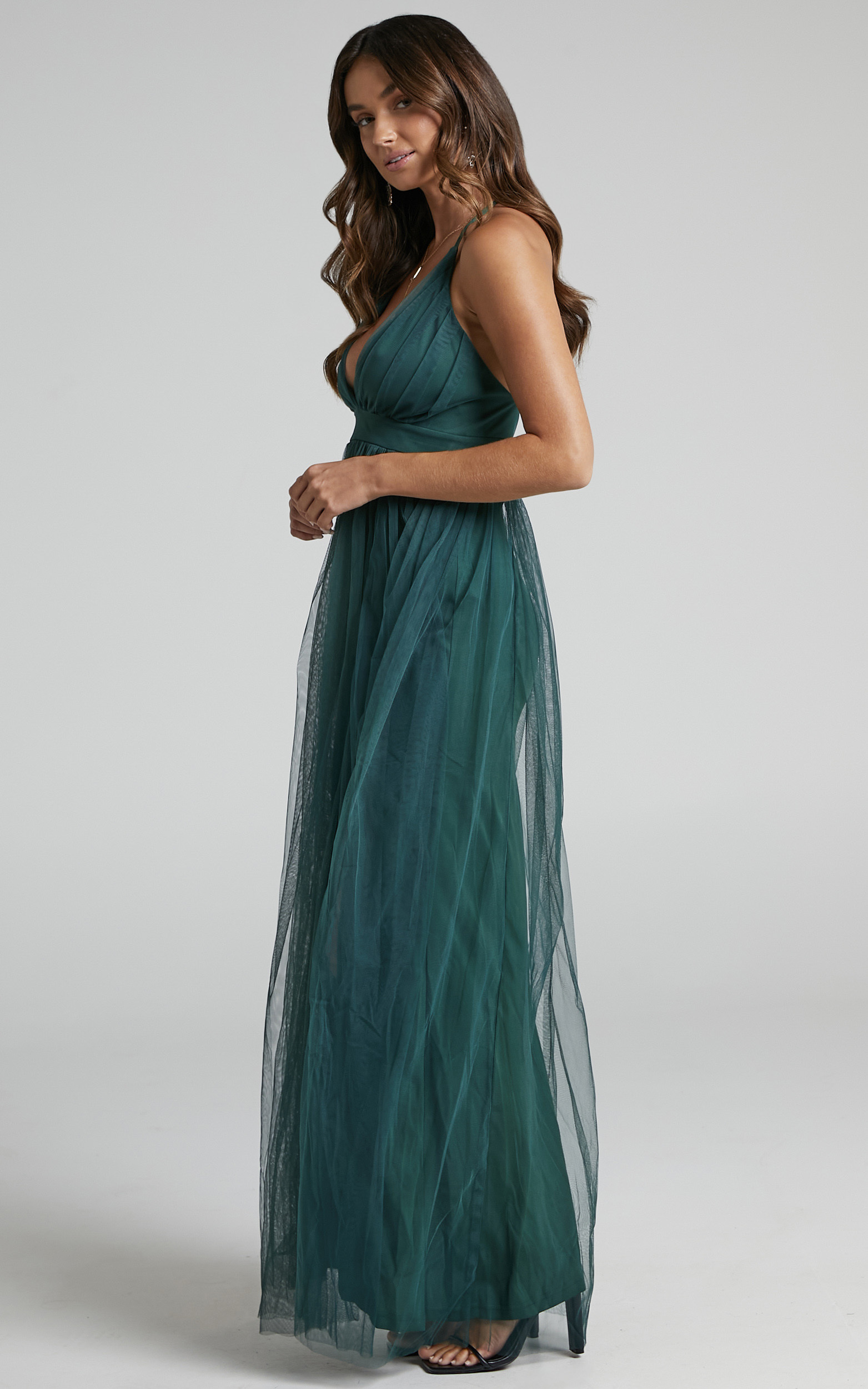 Like A Vision Plunge Maxi Dress in ...