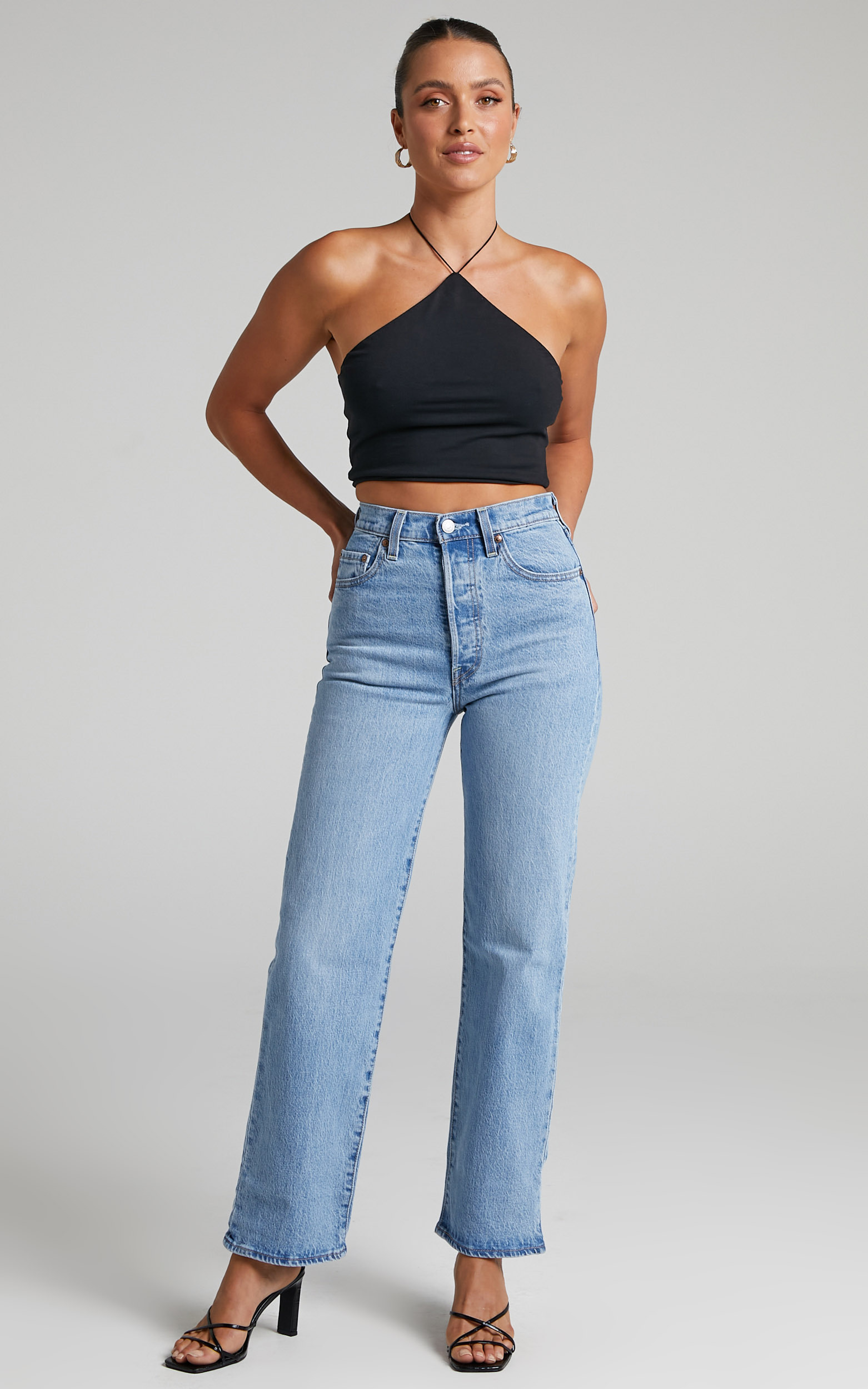 Levi's - Ribcage Straight Jean in Tango Gossip - 06, BLU1, hi-res image number null