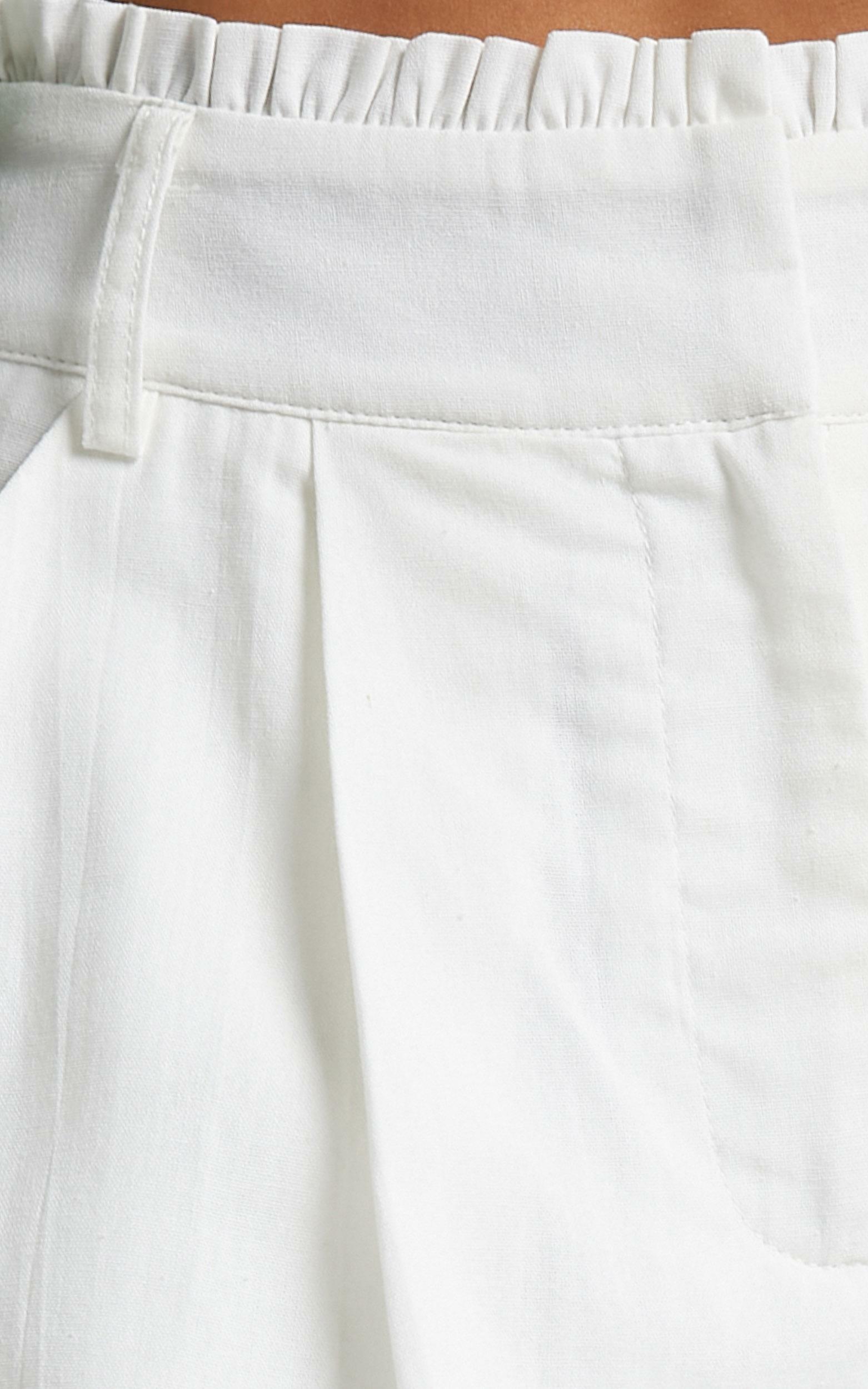 Hebe Shorts in White | Showpo USA