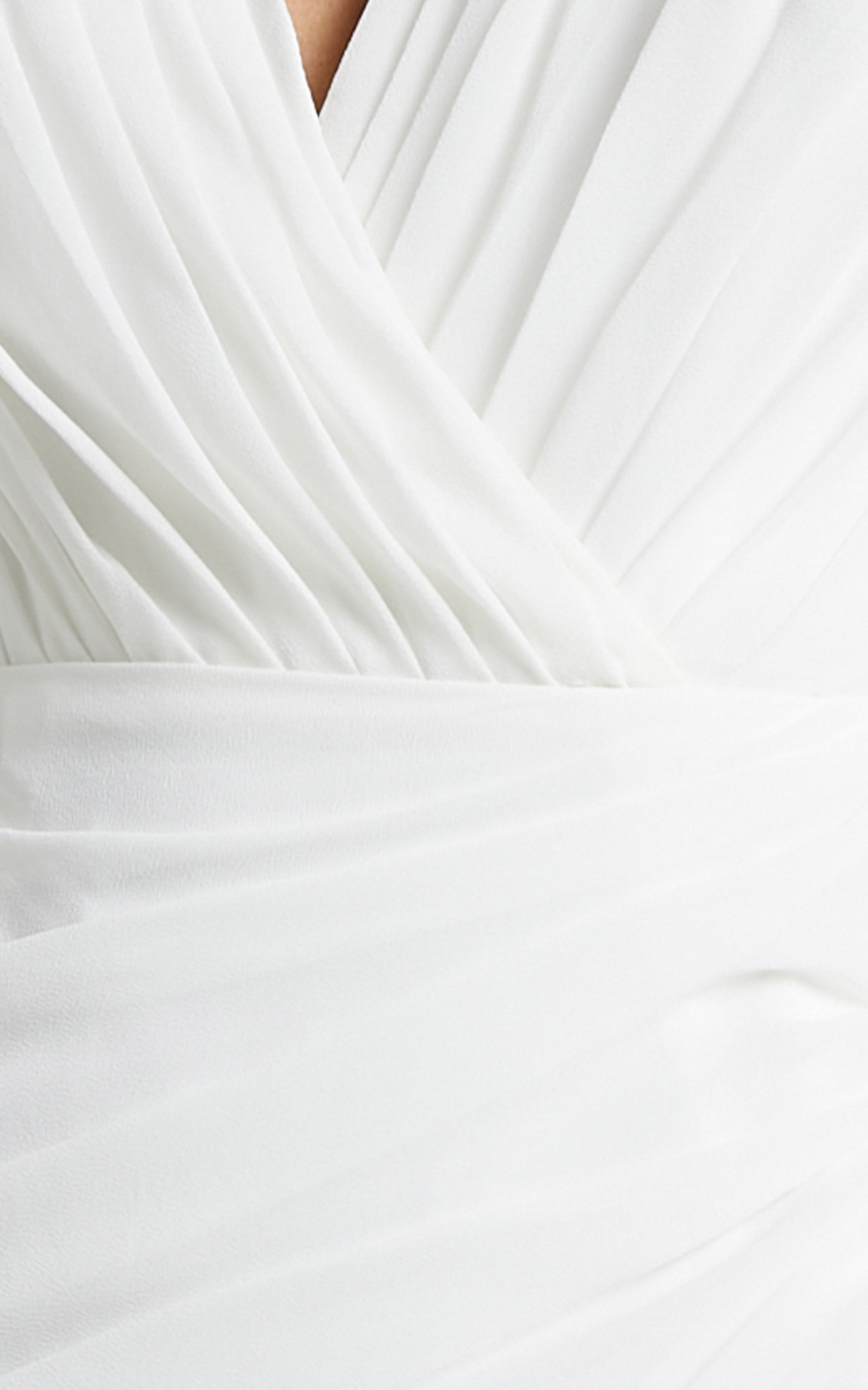Can I Be Your Honey Long Sleeve Mini Dress In White | Showpo USA