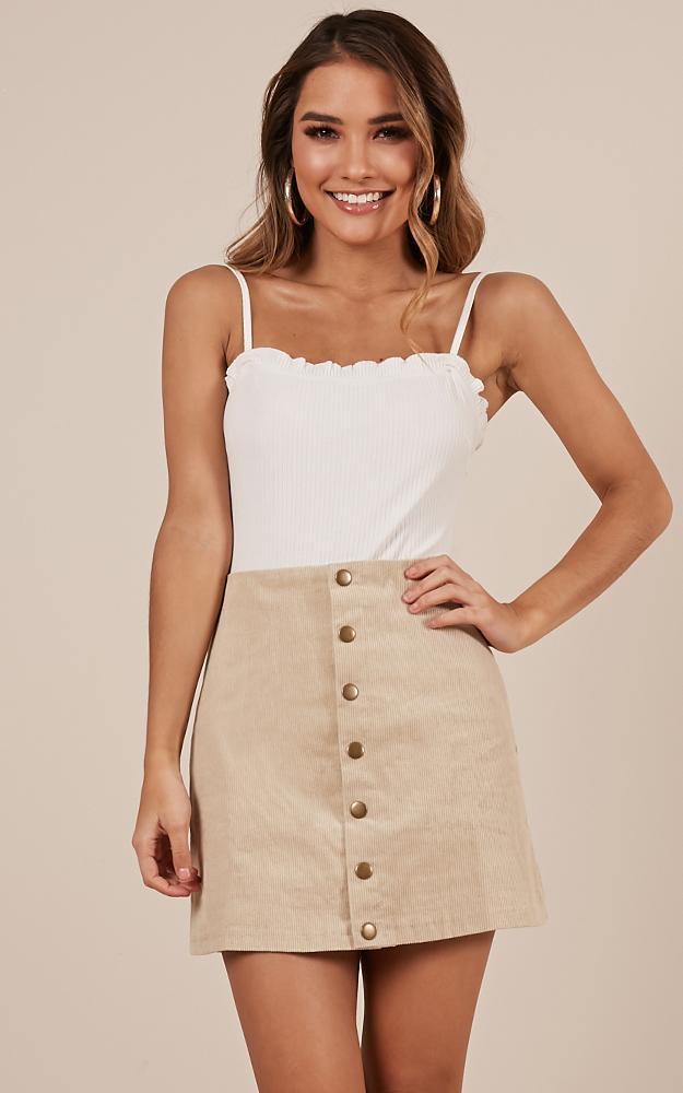 Open Season Skirt in beige - 20 (XXXXL), Beige, hi-res image number null