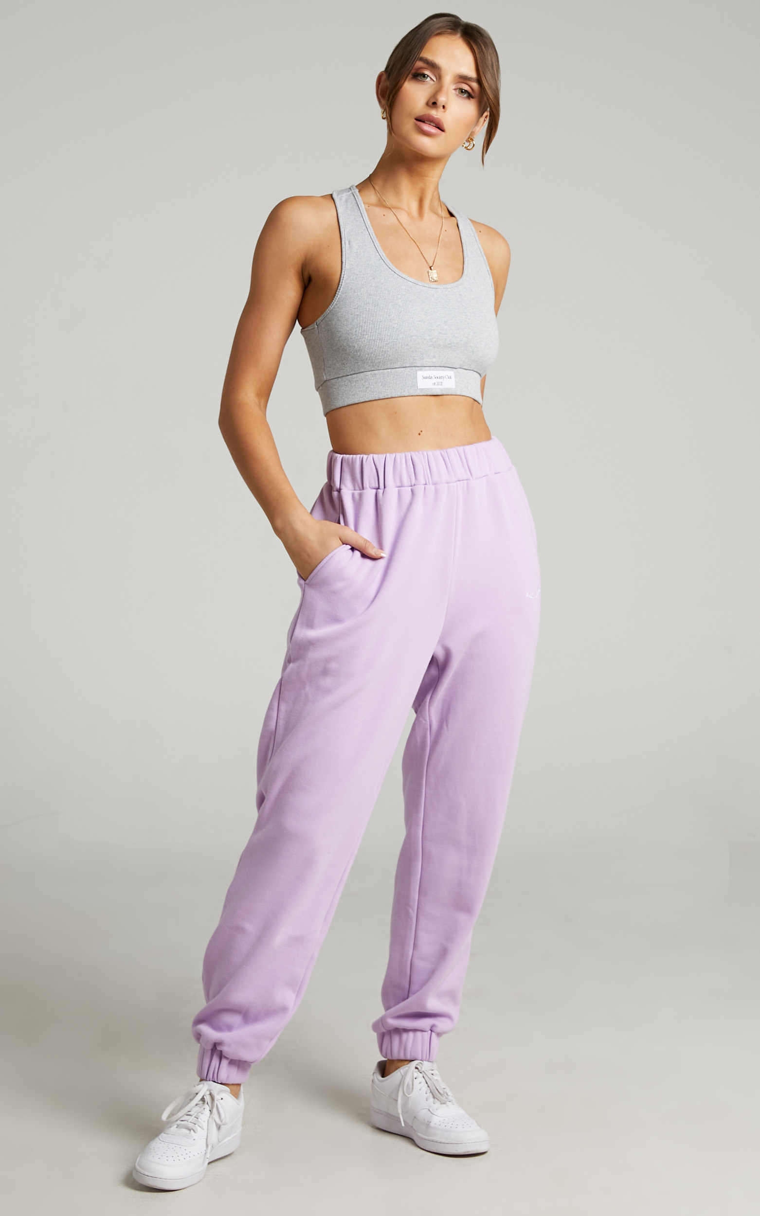 Sunday Society Club - Maddie Sweatpants in Lilac - 06, PRP7, hi-res image number null