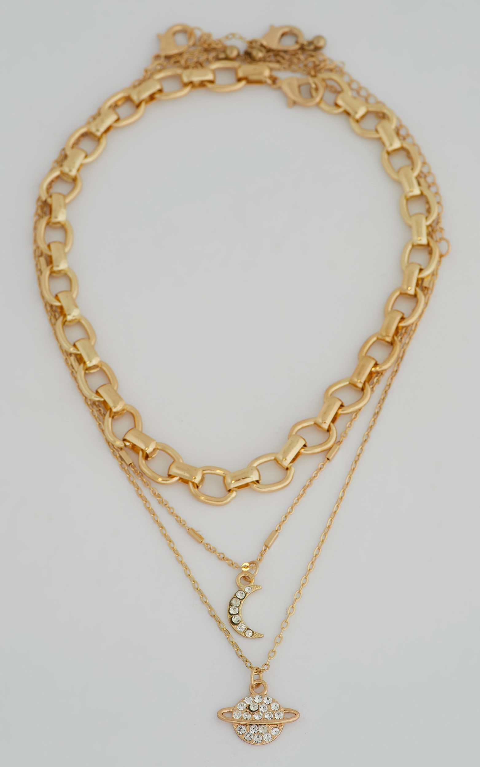Wilfrida Layered Pendant Chain Necklace in Gold - NoSize, GLD1, hi-res image number null