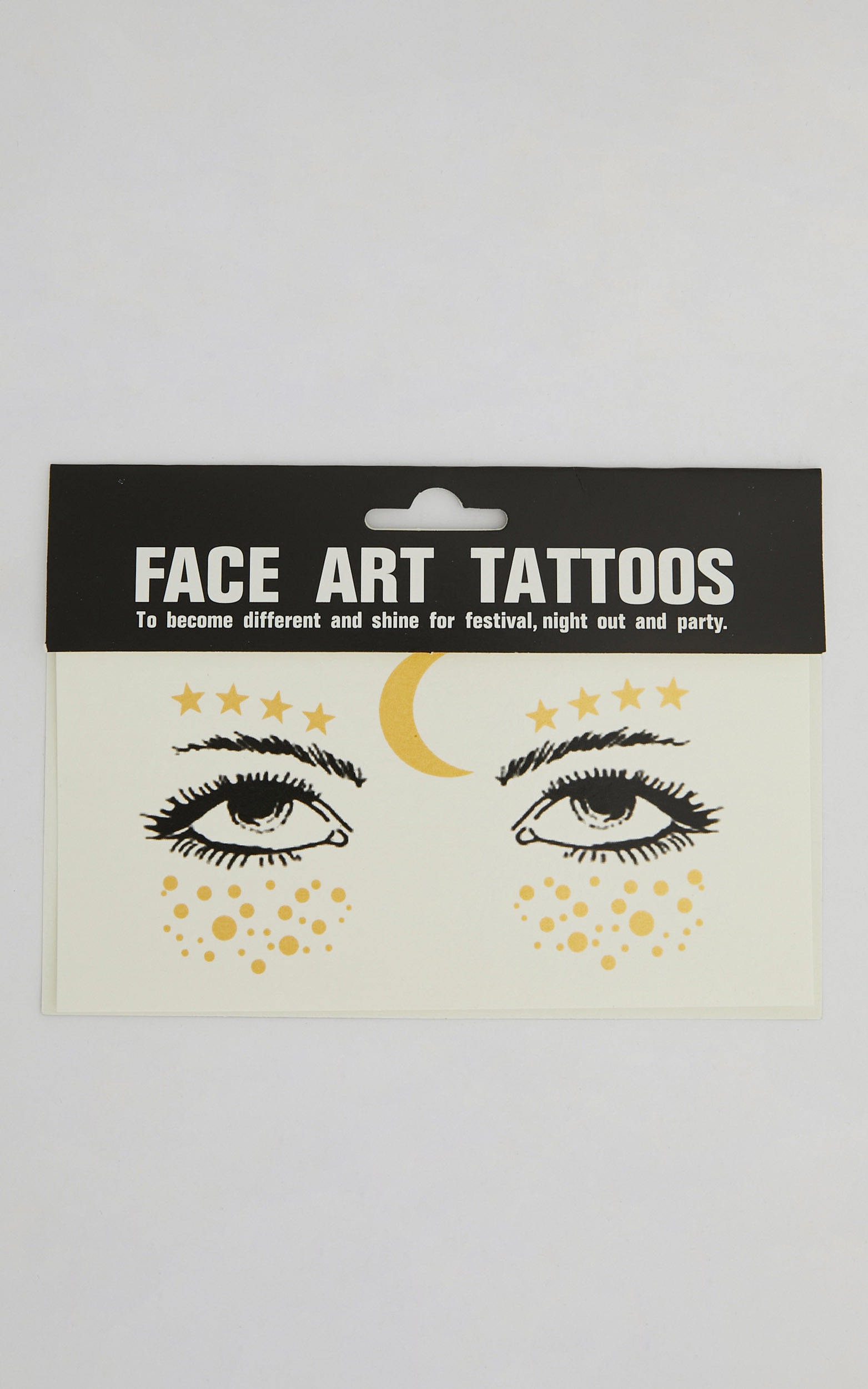 Manilene Face Tattoos in Gold - OneSize, GLD1, hi-res image number null