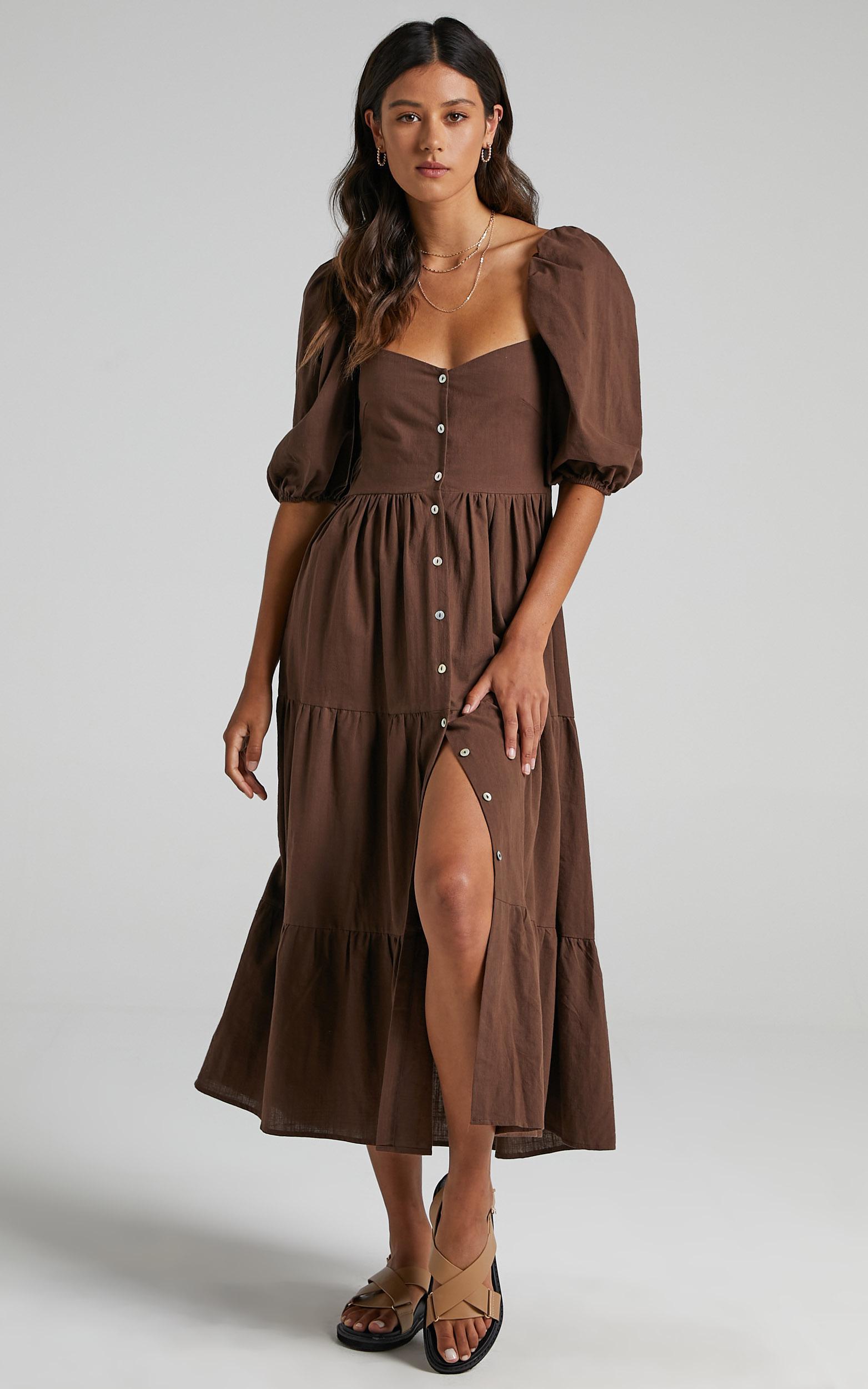 Palmer Dress in Chocolate - 06, BRN3, hi-res image number null