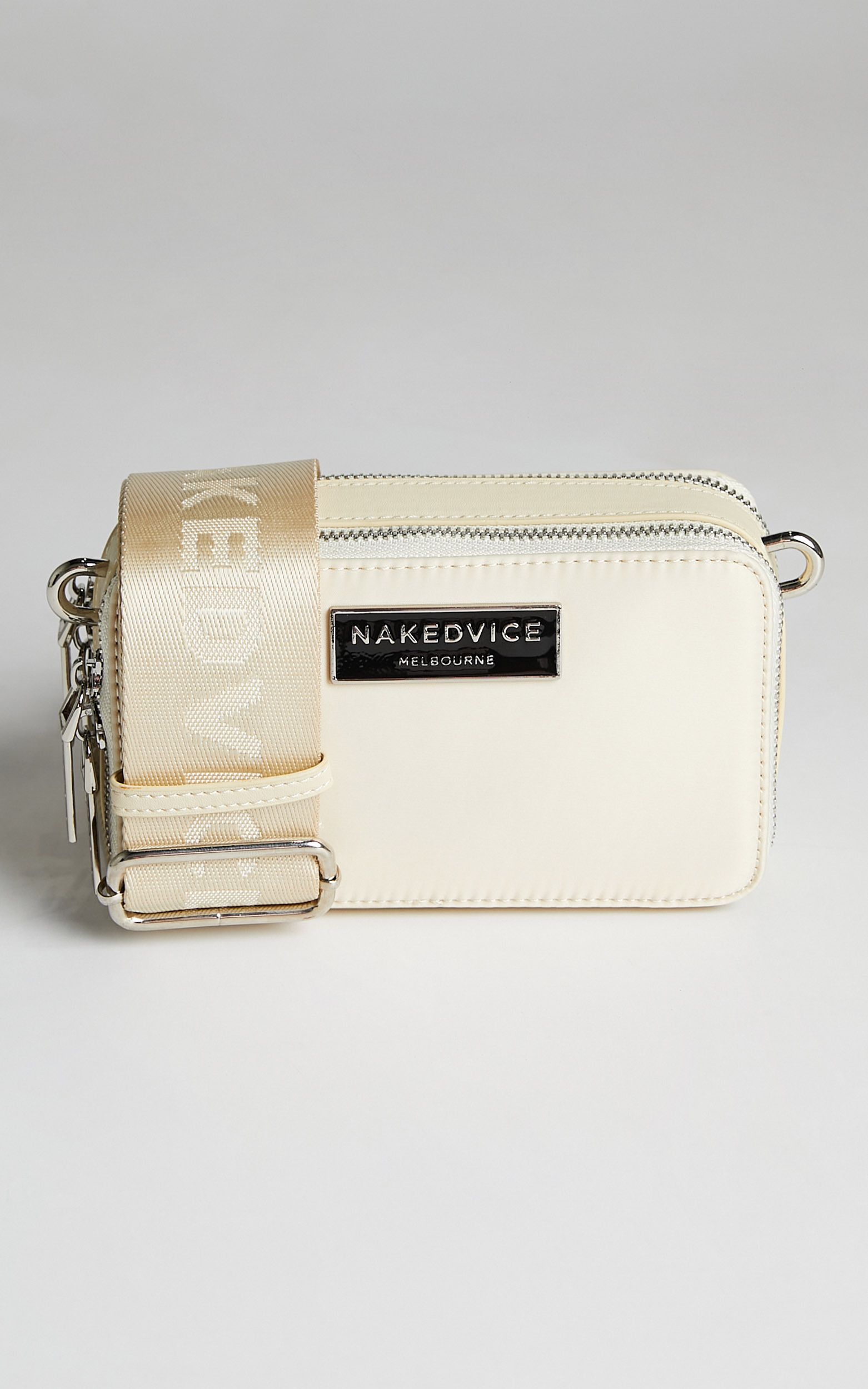 NAKEDVICE - THE LEXIE BAG in Ivory NYLON - NoSize, WHT1, hi-res image number null