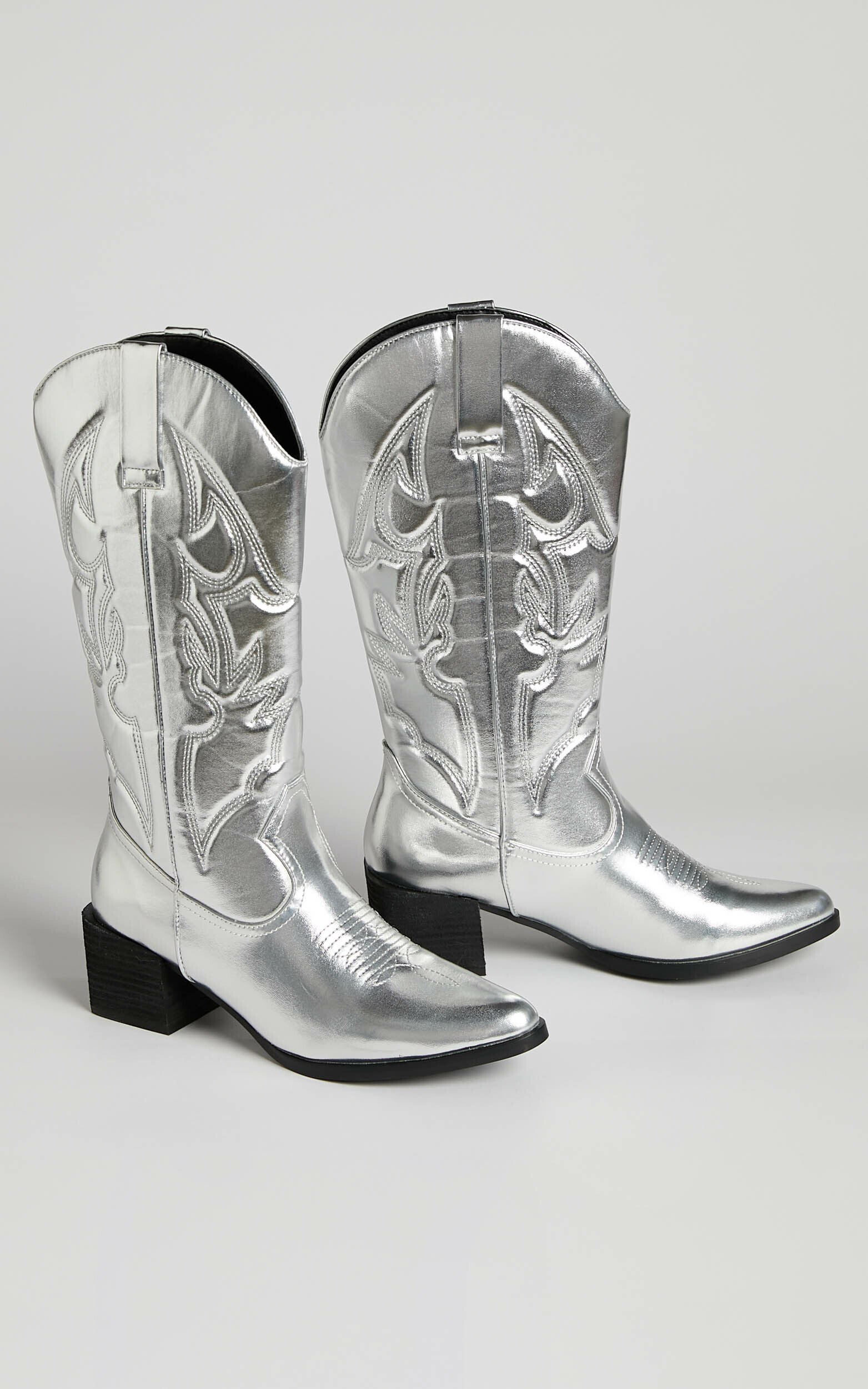 Therapy - Ranger Boots in Silver - 05, SLV1, hi-res image number null