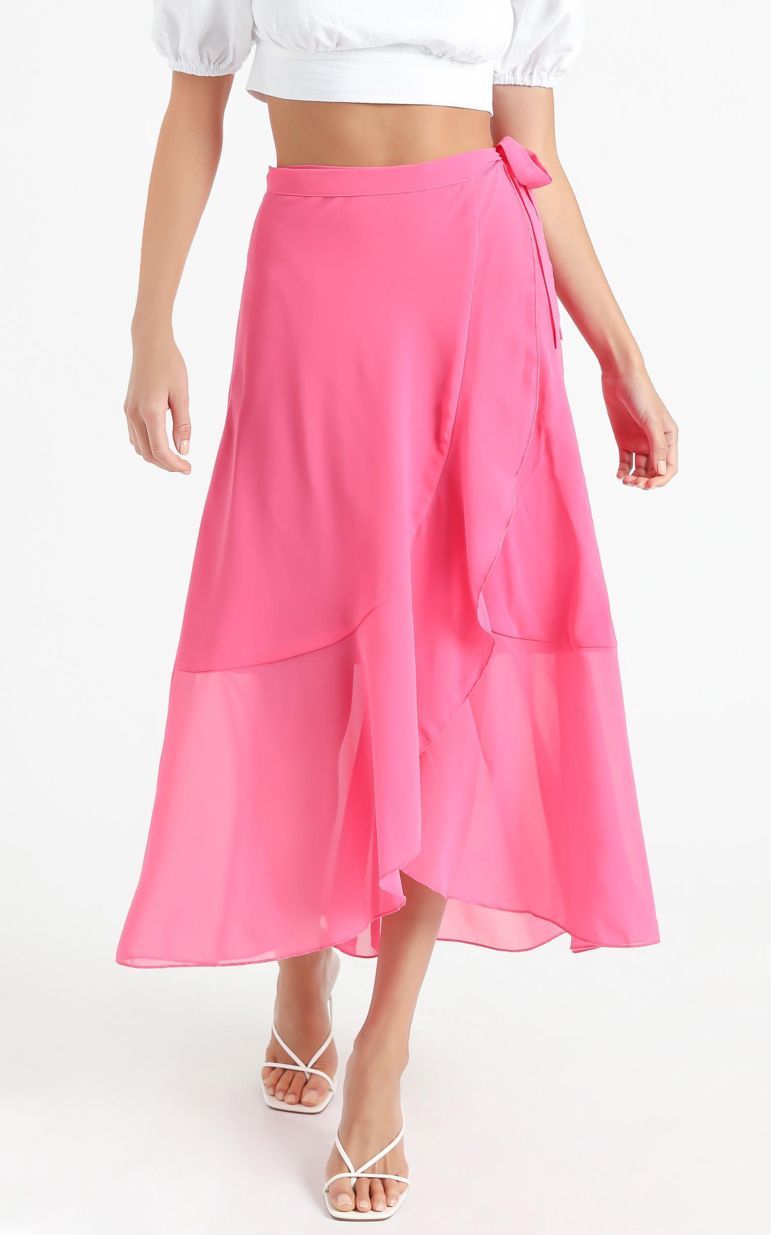 Add To The Mix Skirt in Hot Pink | Showpo