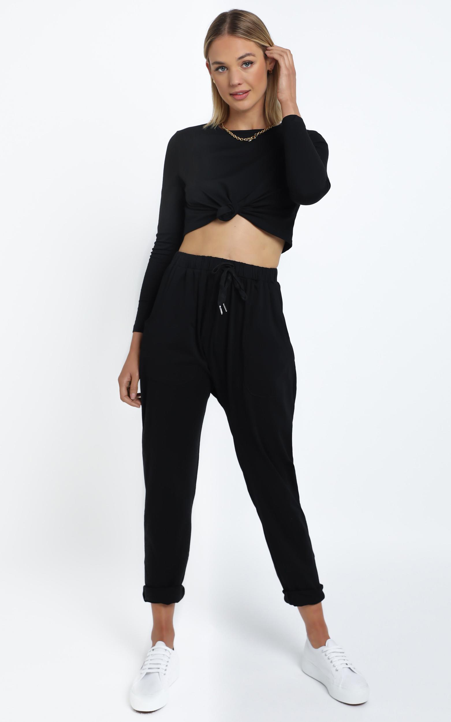 Zanna Pants in Black - 14 (XL), Black, hi-res image number null