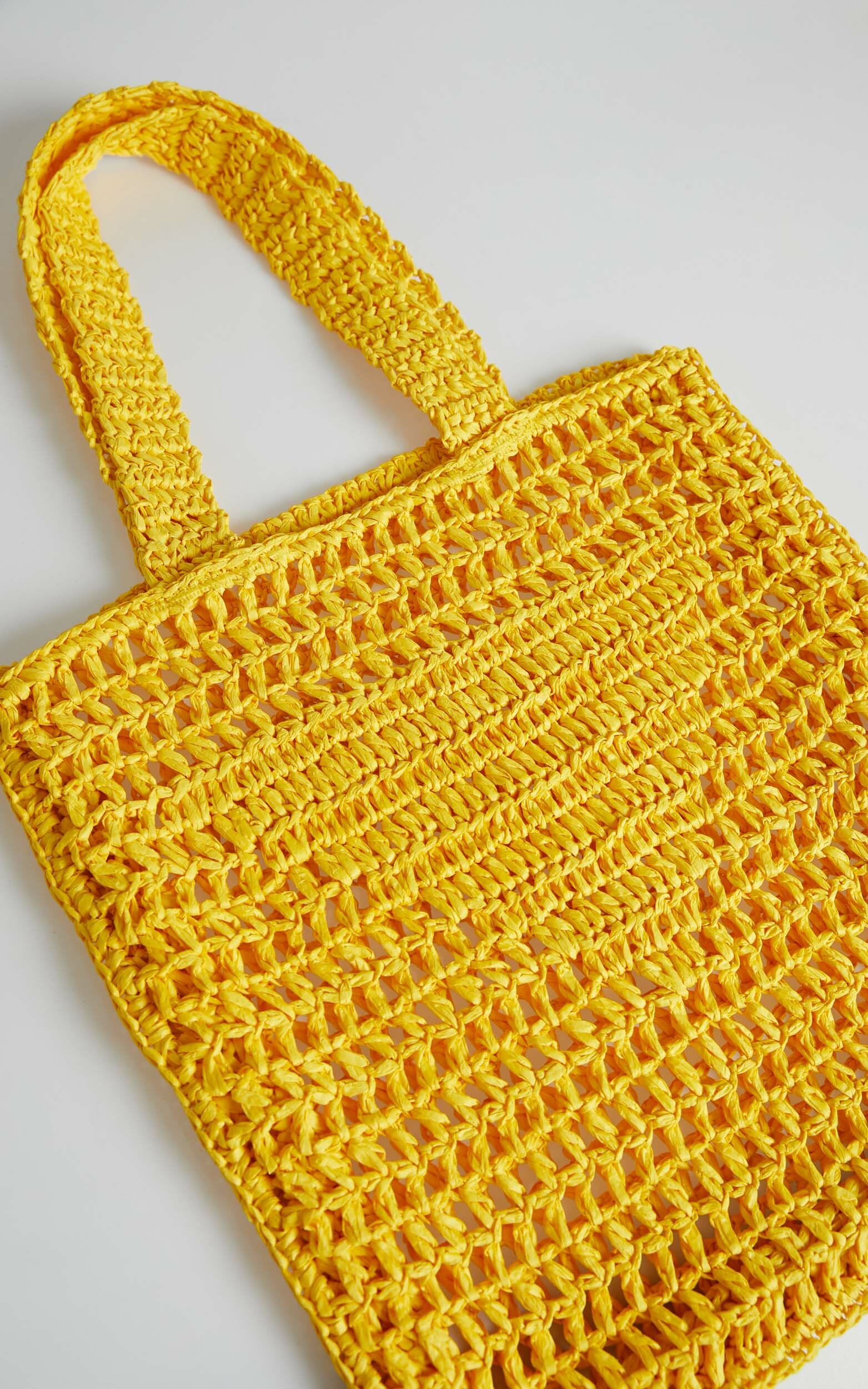 Hidilyn Crochet Tote Bag in Yellow - NoSize, YEL2, hi-res image number null
