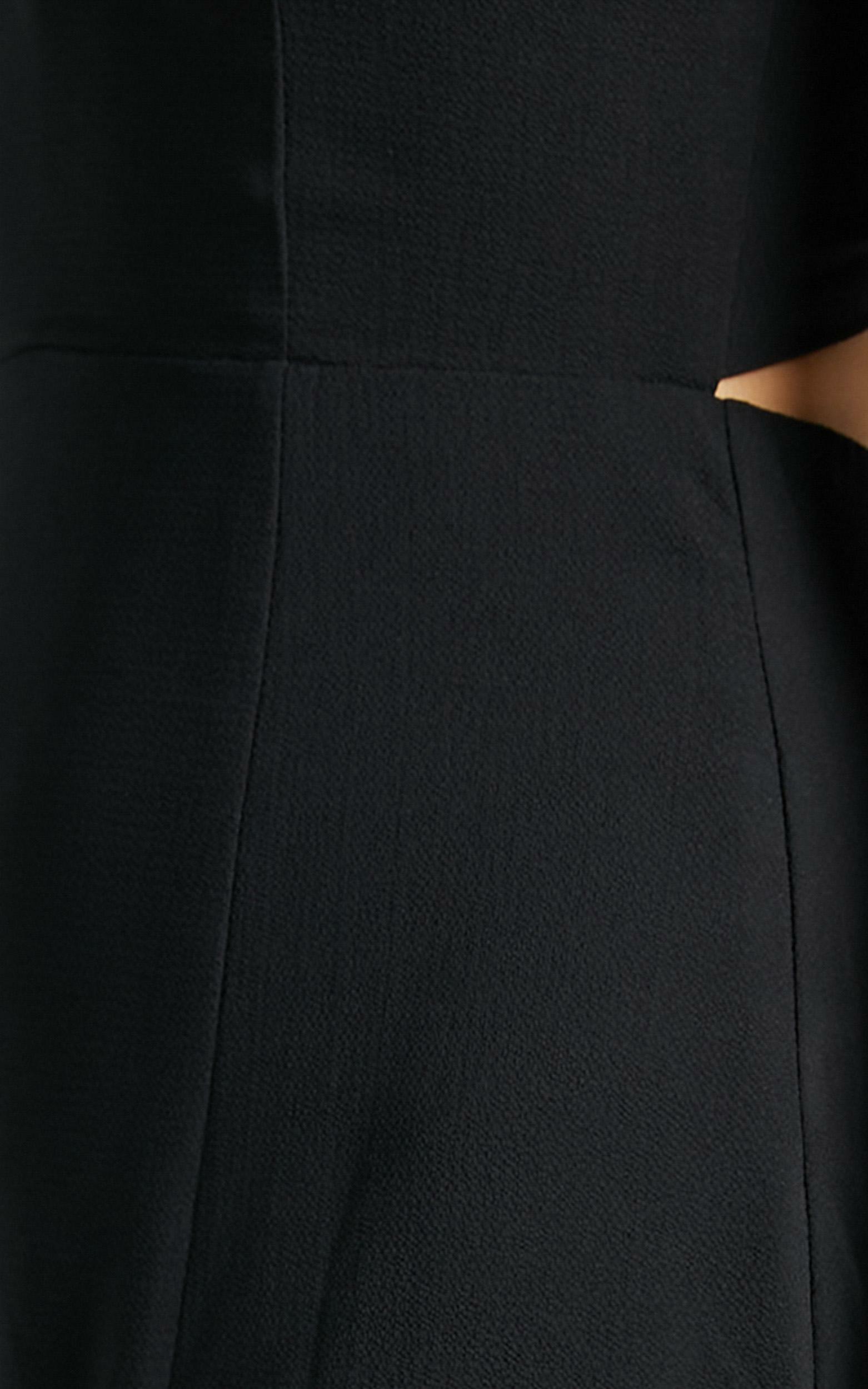 More Than This Ruffle Strap Maxi Dress in Black | Showpo
