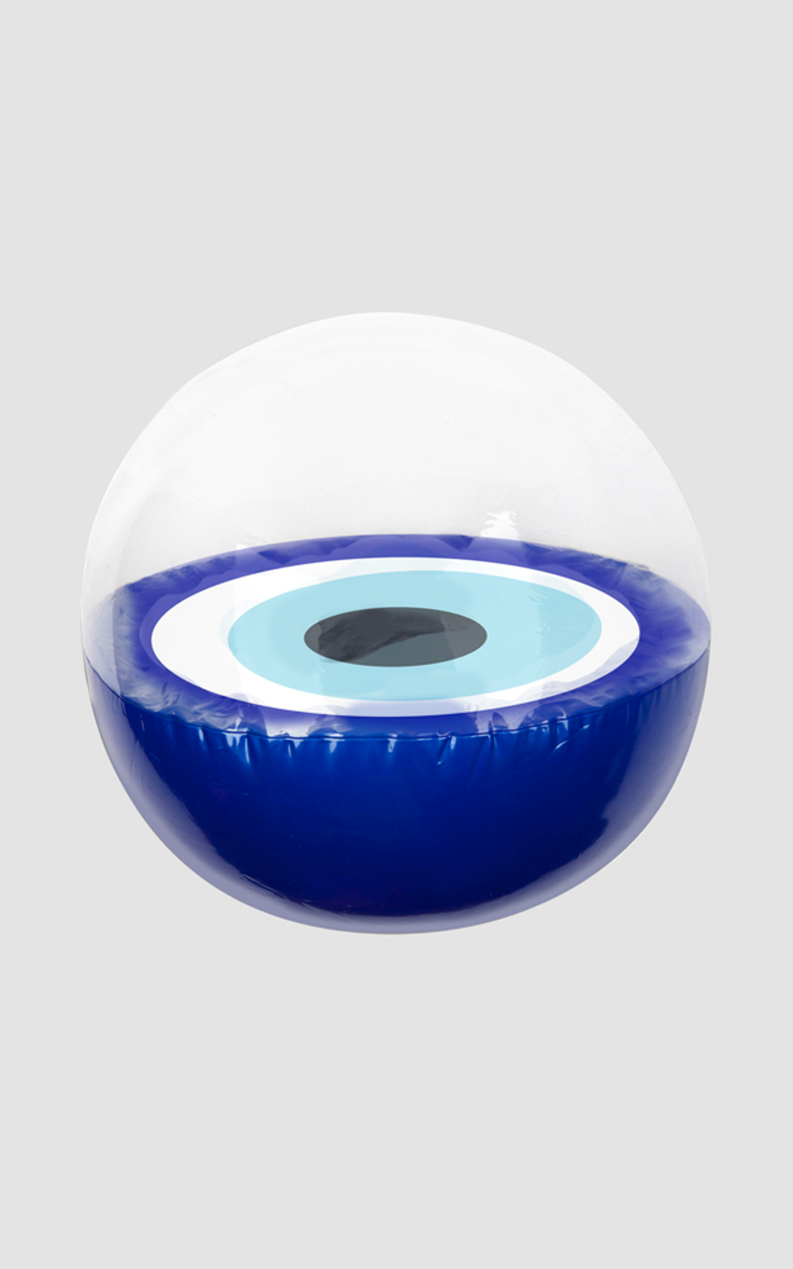 Sunnylife - Inflatable Beach Ball in Greek Eye - NoSize, BLU1, hi-res image number null