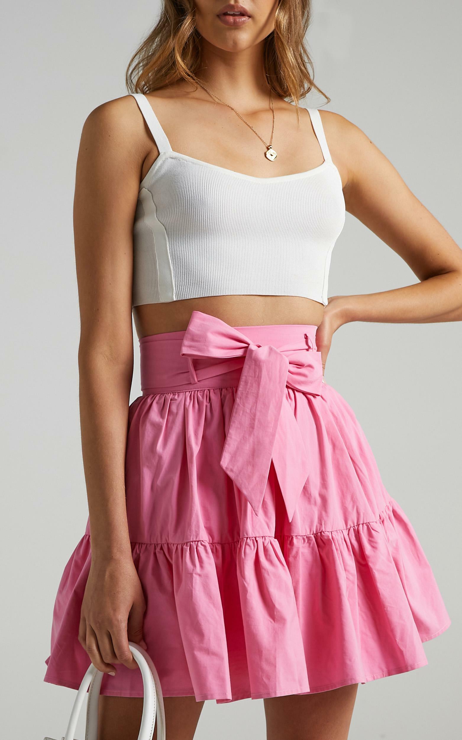 Sabah Skirt in Bubblegum Pink - 06, PNK1, hi-res image number null