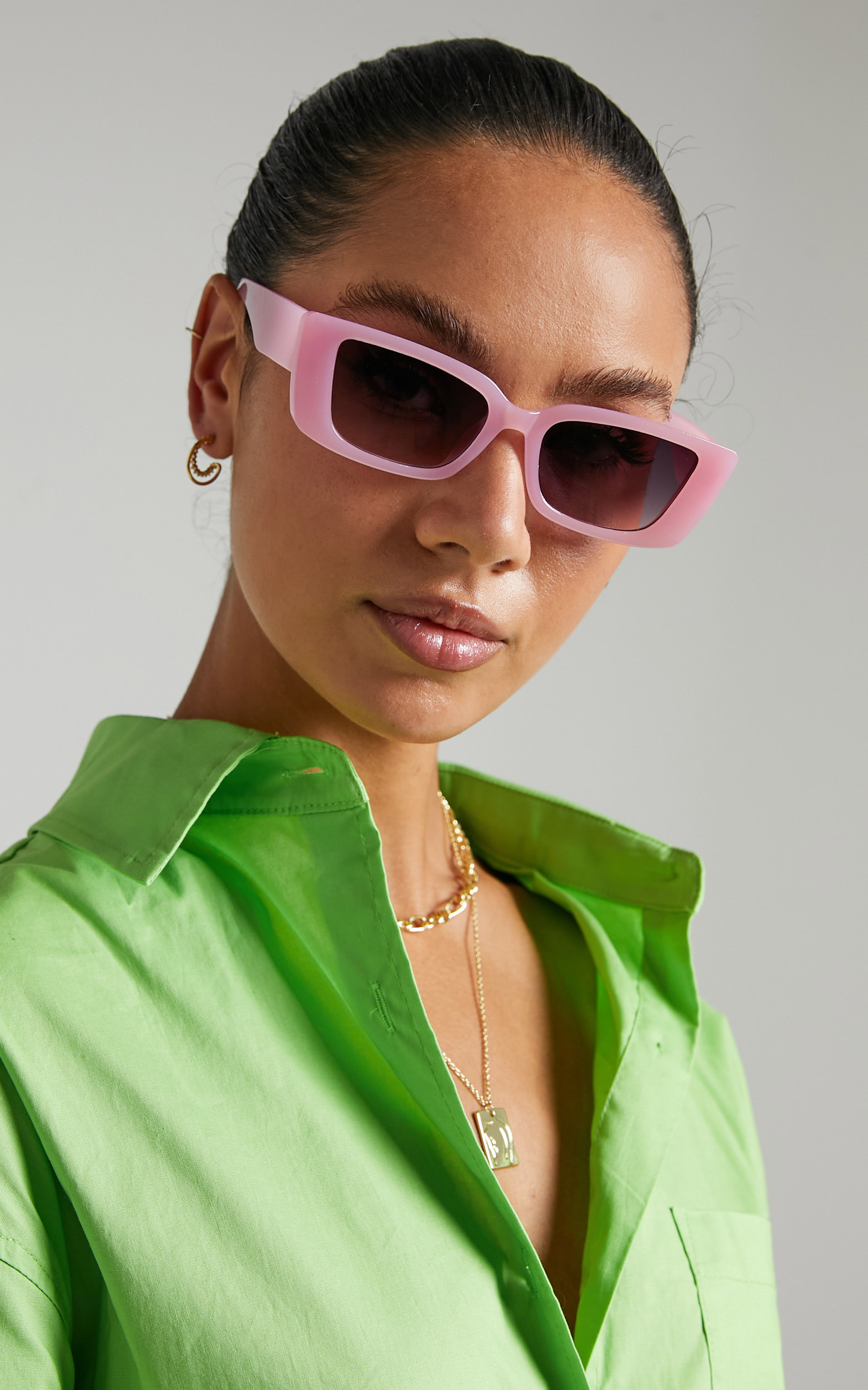 Mila Sunglasses in Pink - NoSize, PNK1, hi-res image number null