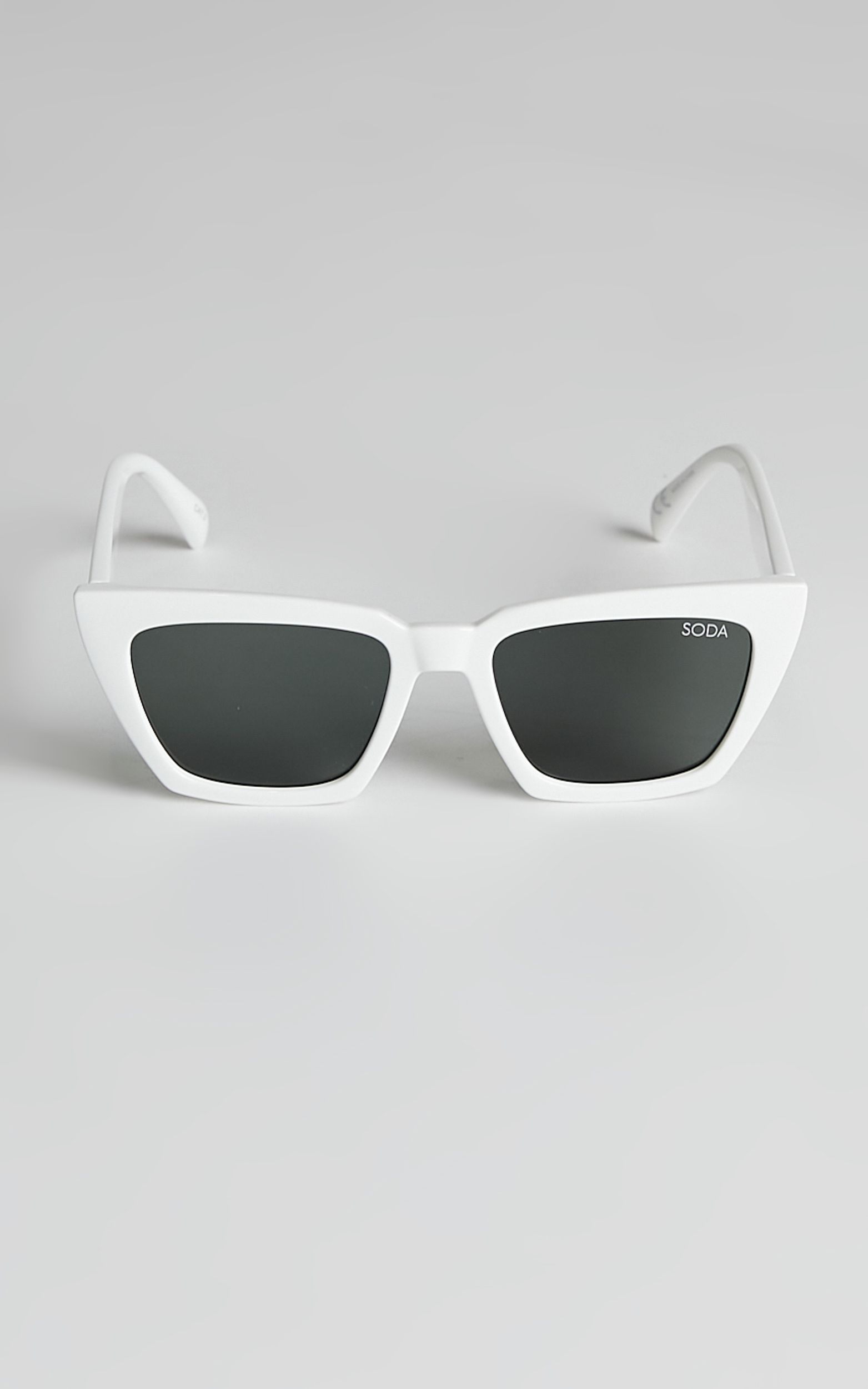 Soda Shades - Hailey Sunglasses in White - NoSize, WHT2, hi-res image number null