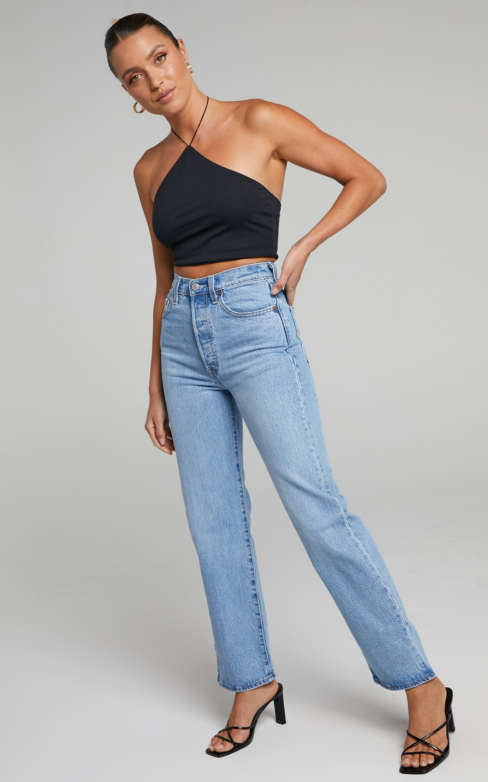 Levi's - Ribcage Straight Jean in Tango Gossip - 06, BLU1, hi-res image number null