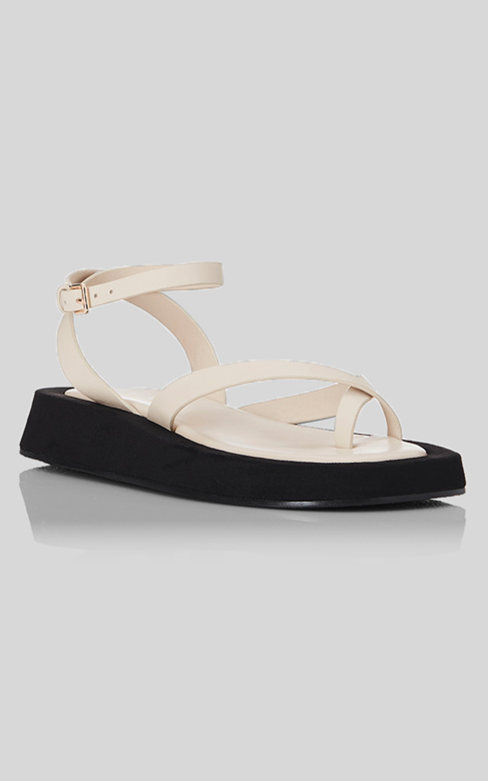 Alias Mae - Polly Sandals in Bone Leather - 05, BRN2, hi-res image number null