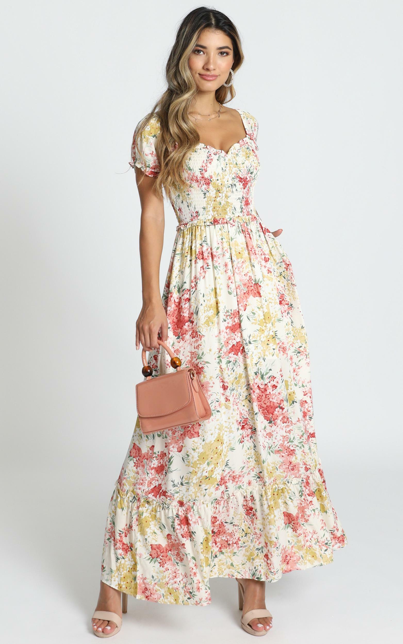 Sonia Dress in Multi Floral | Showpo USA